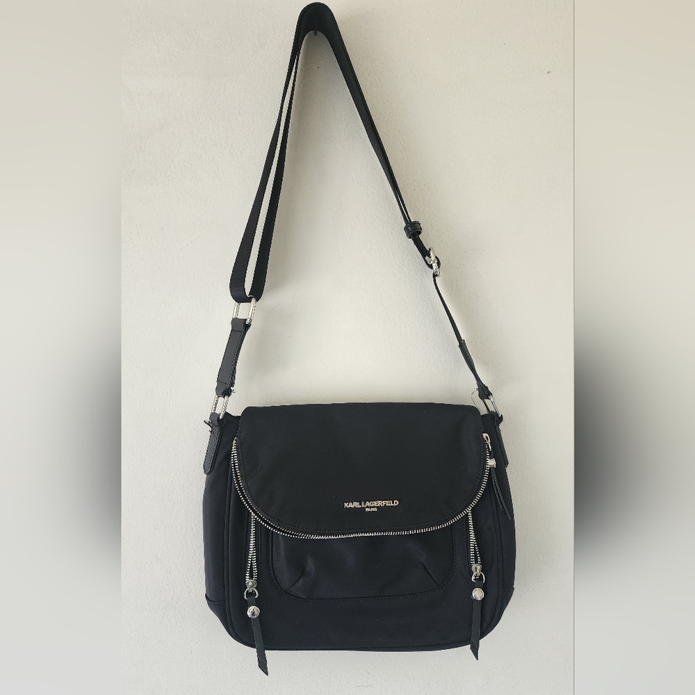 KARL LAGERFELD Cara Nylon Crossbody Bag